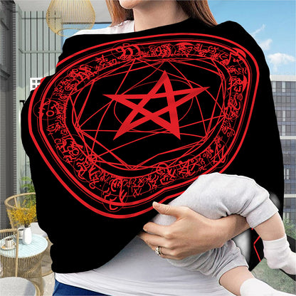 Magic Pentagram Symbol Print Baby Seat Cover