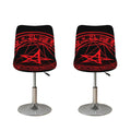 Magic Pentagram Symbol Print Bar Stool Covers