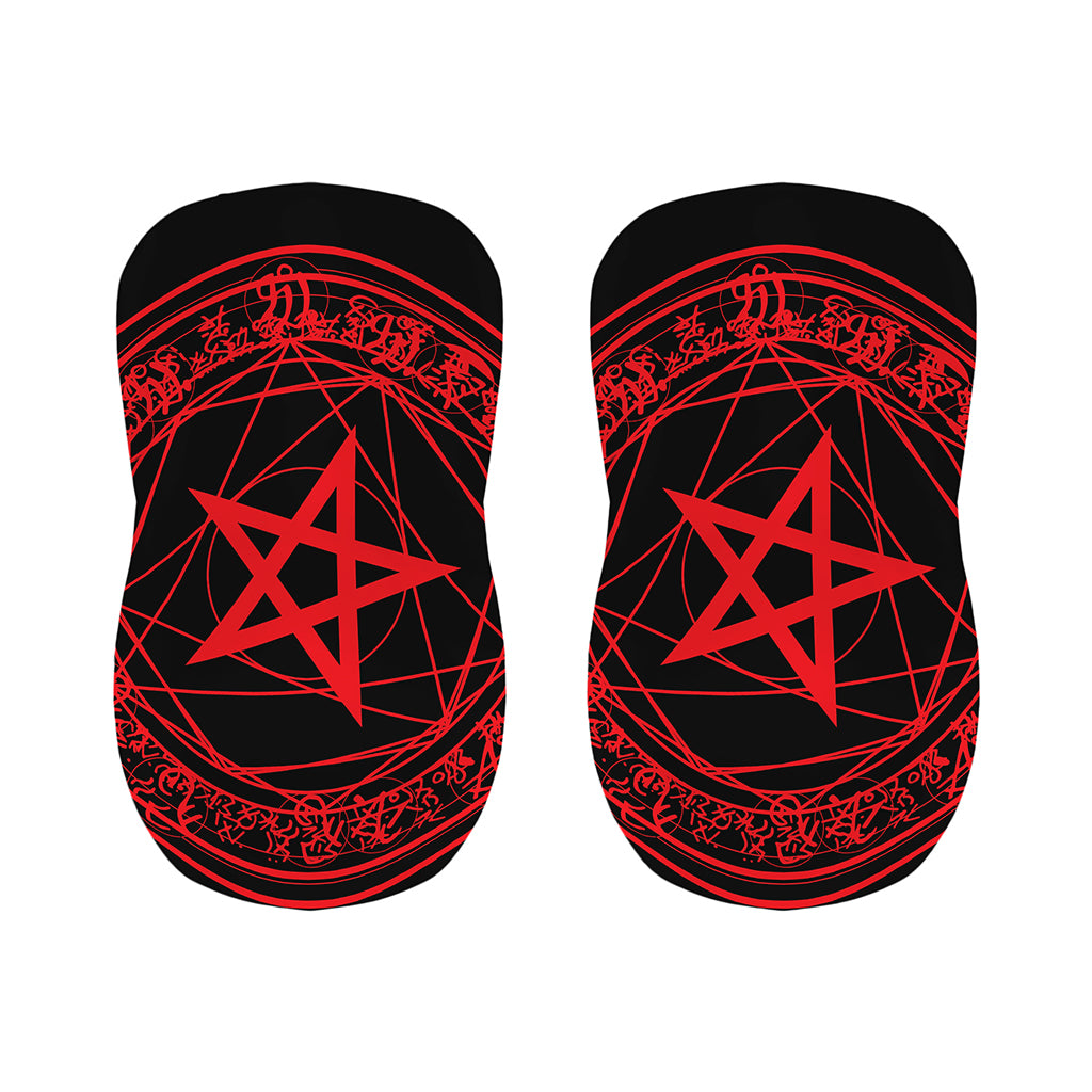 Magic Pentagram Symbol Print Bar Stool Covers