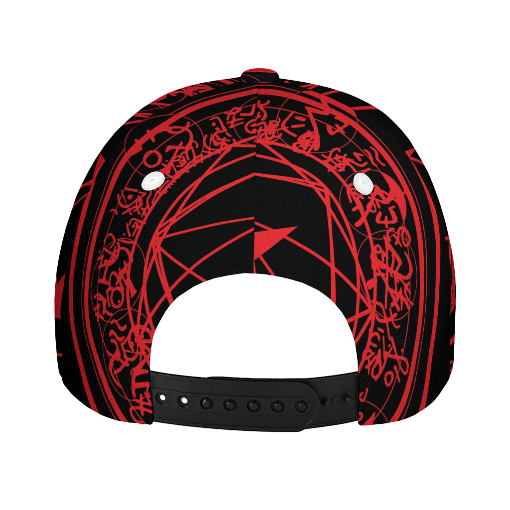 Magic Pentagram Symbol Print Baseball Cap