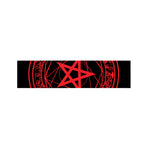 Magic Pentagram Symbol Print Bed Runner