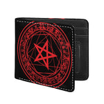 Magic Pentagram Symbol Print Bifold Wallet