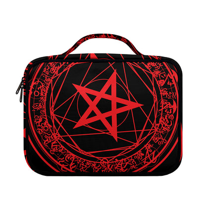 Magic Pentagram Symbol Print Briefcase Bible Bag