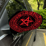 Magic Pentagram Symbol Print Car Side Mirror Covers