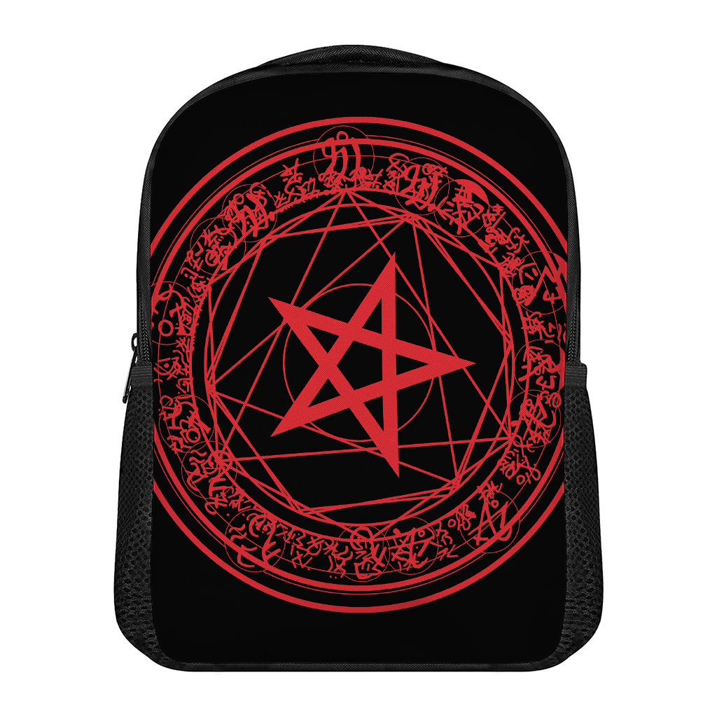 Magic Pentagram Symbol Print Casual Backpack