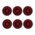 Magic Pentagram Symbol Print Coaster Set