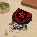 Magic Pentagram Symbol Print Coin Purse