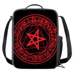 Magic Pentagram Symbol Print Crossbody Lunch Bag