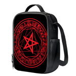 Magic Pentagram Symbol Print Crossbody Lunch Bag