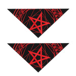 Magic Pentagram Symbol Print Dog Bandana