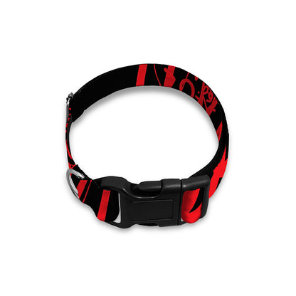Magic Pentagram Symbol Print Dog Collar
