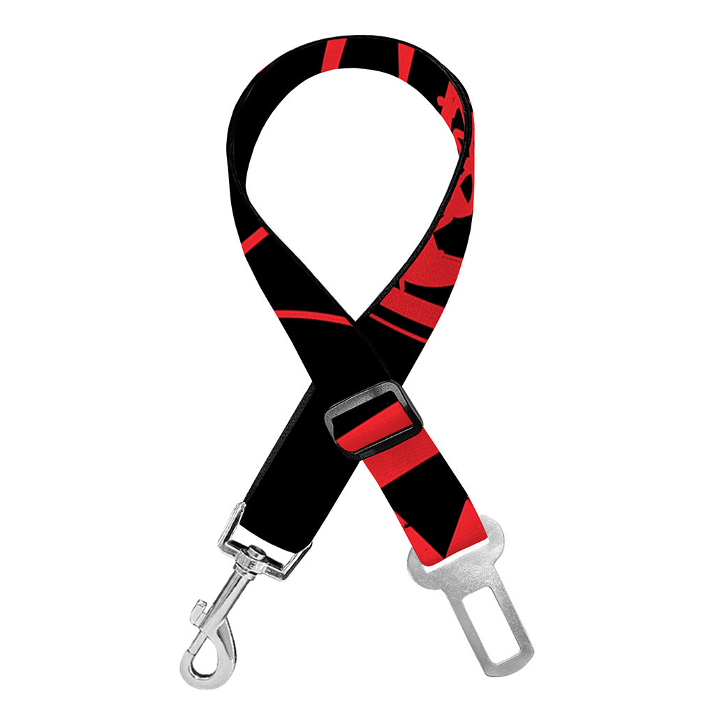 Magic Pentagram Symbol Print Dog Seat Belt