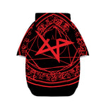 Magic Pentagram Symbol Print Dog Zip Up Hoodie