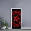 Magic Pentagram Symbol Print Door Sticker