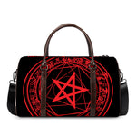 Magic Pentagram Symbol Print Duffle Bag