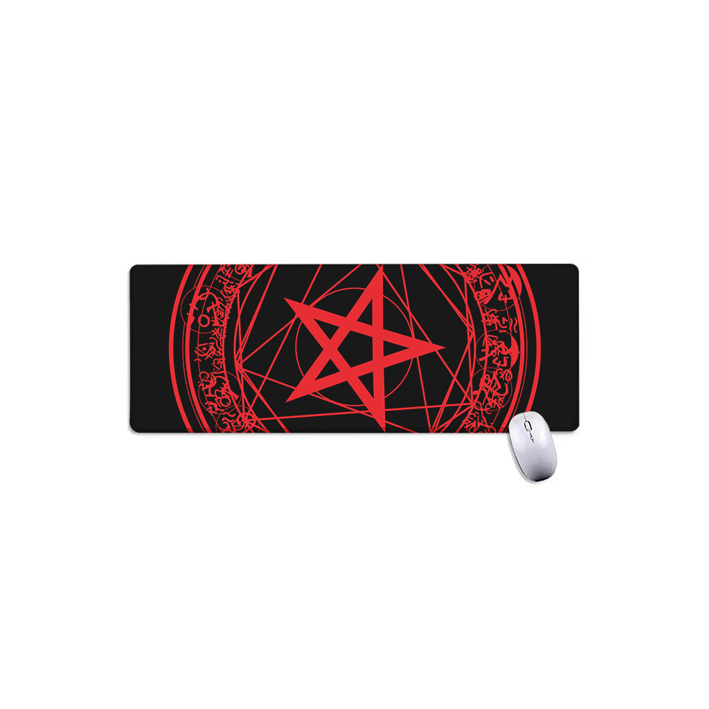 Magic Pentagram Symbol Print Extended Mouse Pad