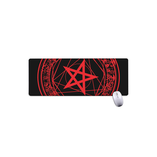 Magic Pentagram Symbol Print Extended Mouse Pad
