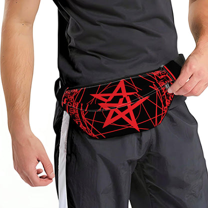 Magic Pentagram Symbol Print Fanny Pack