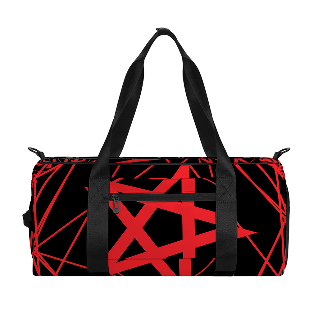 Magic Pentagram Symbol Print Gym Bag
