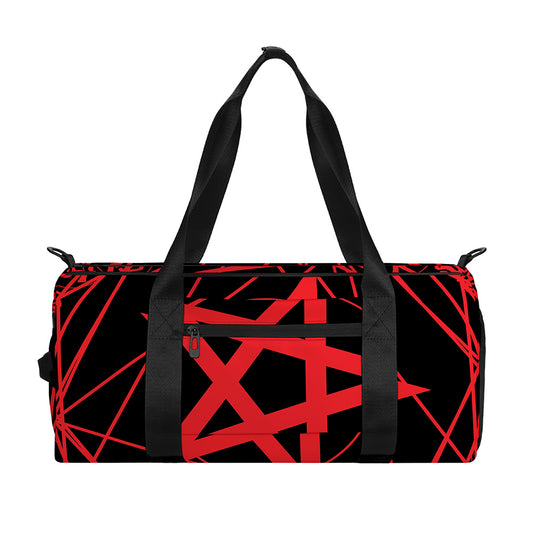 Magic Pentagram Symbol Print Gym Bag