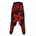 Magic Pentagram Symbol Print Hammer Pants