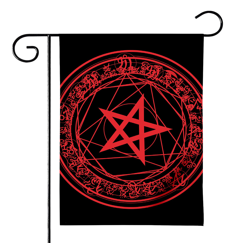 Magic Pentagram Symbol Print House Flag