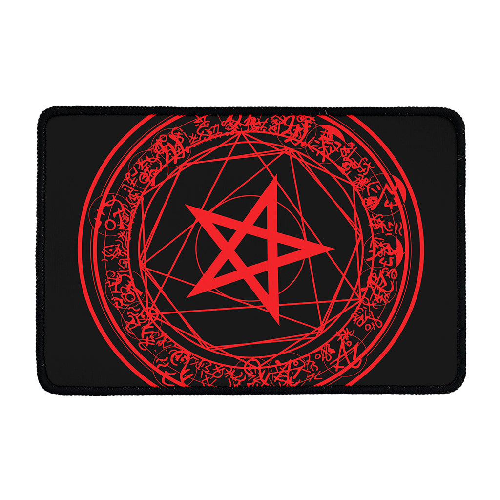 Magic Pentagram Symbol Print Kitchen Mat