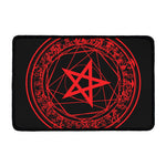 Magic Pentagram Symbol Print Kitchen Mat