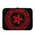 Magic Pentagram Symbol Print Laptop Sleeve