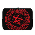 Magic Pentagram Symbol Print Laptop Sleeve