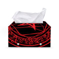 Magic Pentagram Symbol Print Leather Tissue Box Cover