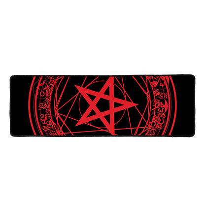 Magic Pentagram Symbol Print Long Kitchen Mat