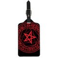 Magic Pentagram Symbol Print Luggage Tag