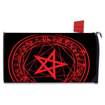 Magic Pentagram Symbol Print Mailbox Cover
