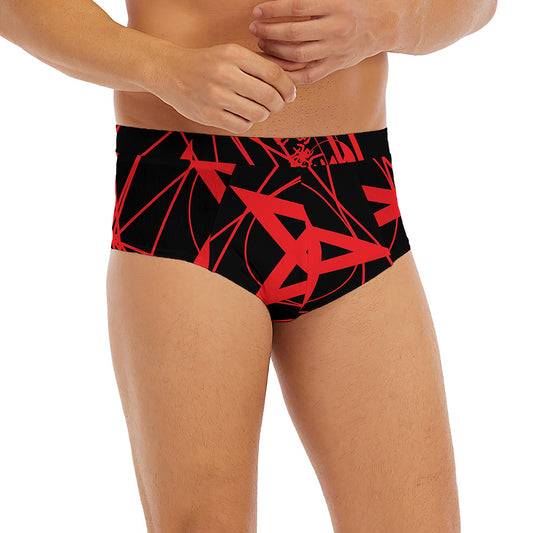 Magic Pentagram Symbol Print Men's Briefs