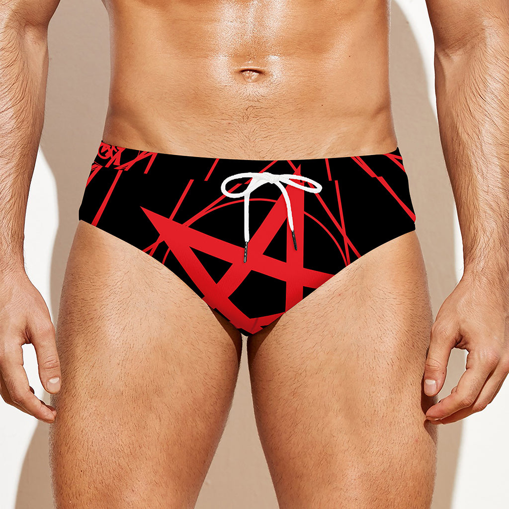 Magic Pentagram Symbol Print Men's Swim Briefs
