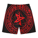 Magic Pentagram Symbol Print Men's Swim Trunks