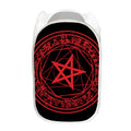 Magic Pentagram Symbol Print Mesh Laundry Hamper