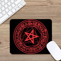 Magic Pentagram Symbol Print Mouse Pad