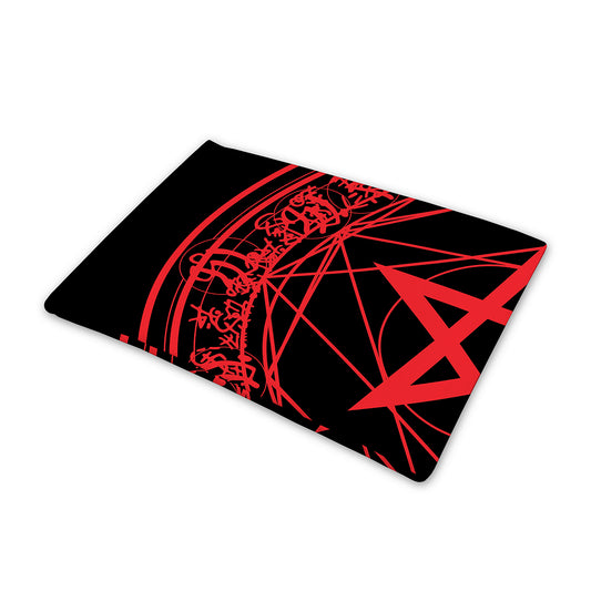 Magic Pentagram Symbol Print Pet Cooling Mat Cover