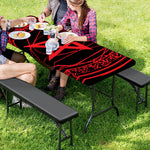 Magic Pentagram Symbol Print Picnic Table Cover