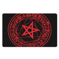 Magic Pentagram Symbol Print Polyester Doormat