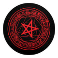 Magic Pentagram Symbol Print Round Blanket