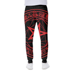 Magic Pentagram Symbol Print Scuba Joggers