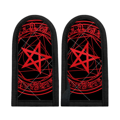 Magic Pentagram Symbol Print Skillet Handle Cover