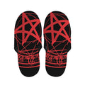 Magic Pentagram Symbol Print Slippers