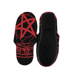 Magic Pentagram Symbol Print Slippers