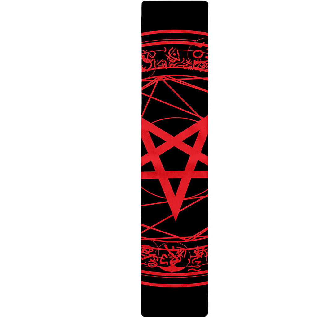 Magic Pentagram Symbol Print Table Runner