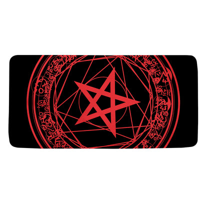 Magic Pentagram Symbol Print Towel