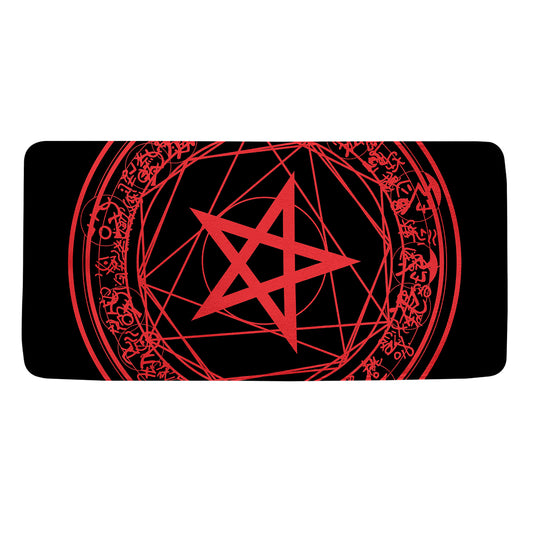 Magic Pentagram Symbol Print Towel